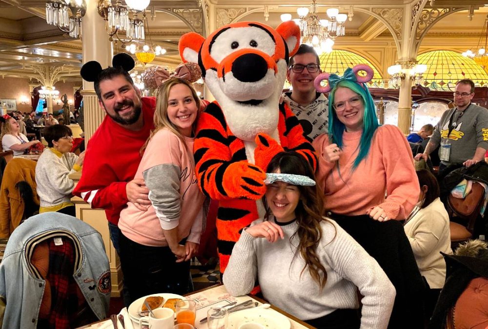 pasti con i personaggi a Disneyland Paris