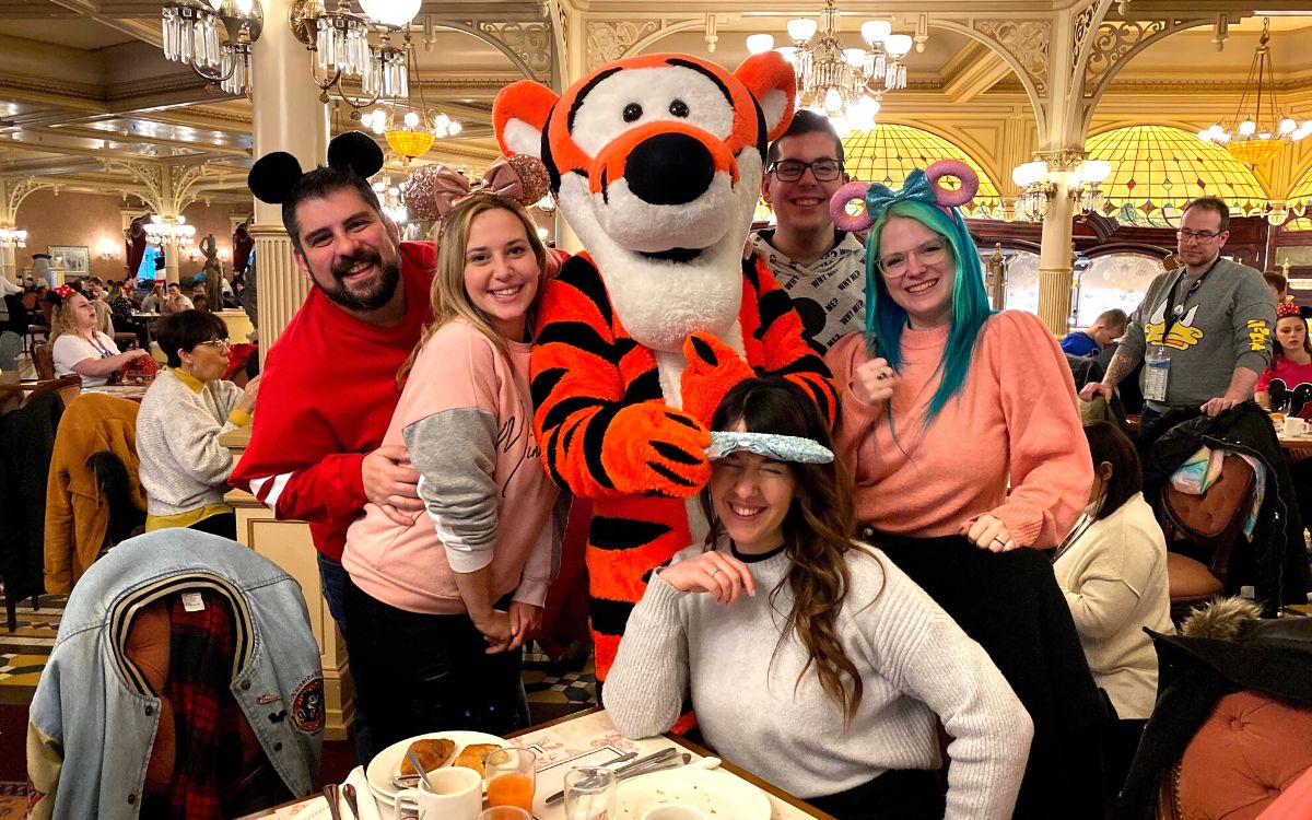 pasti con i personaggi a Disneyland Paris