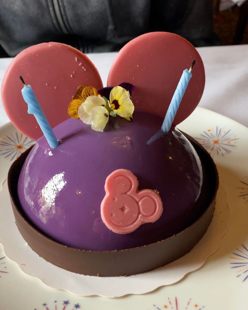 torta di compleanno a Disneyland Paris