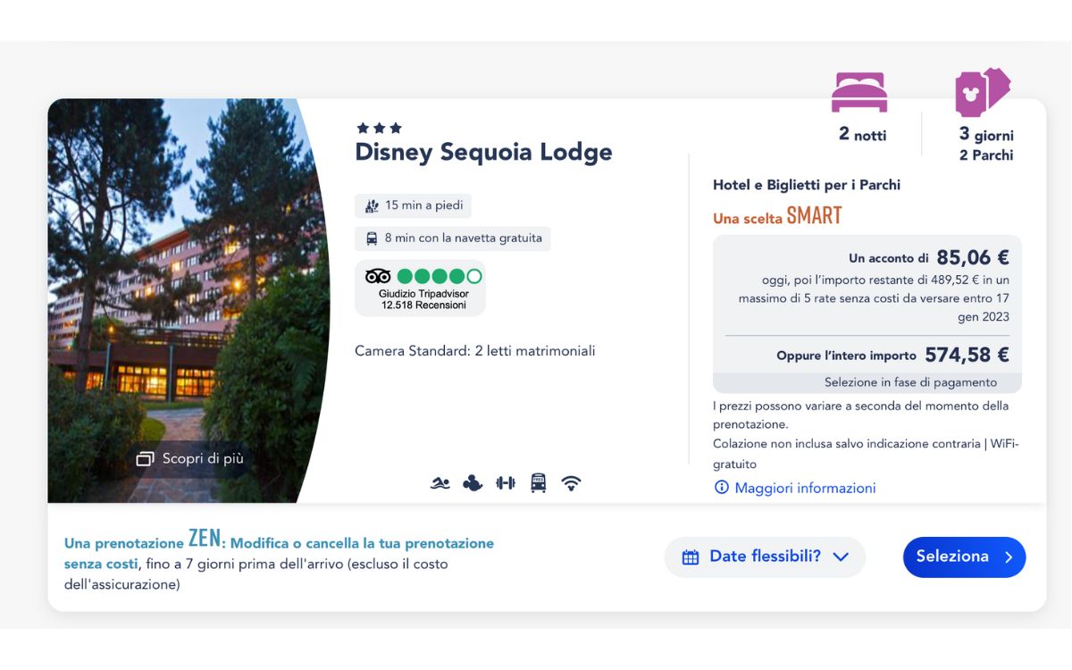 Sequoia Lodge offerte