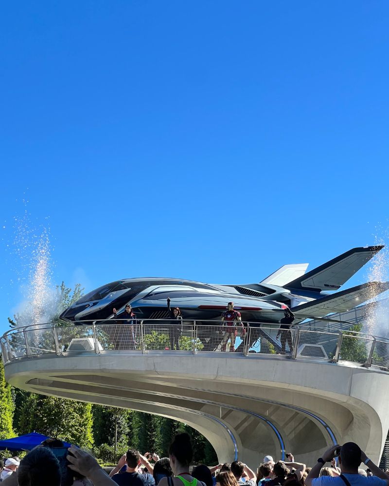 quinjet avengers campus a Disneyland Paris