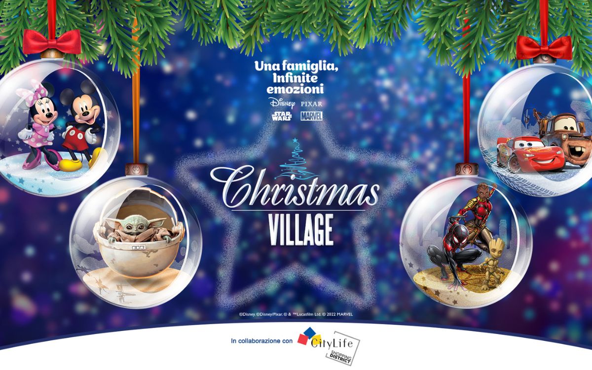 disney christmas village a milano