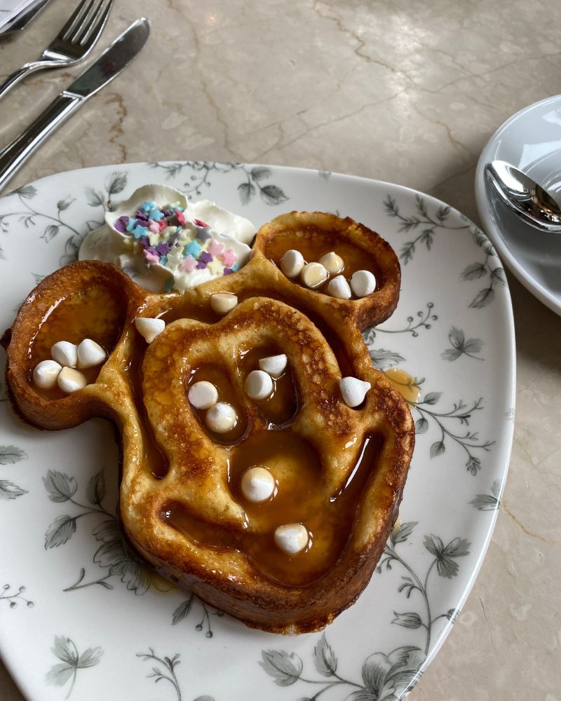 waffle di topolino a Disneyland Paris