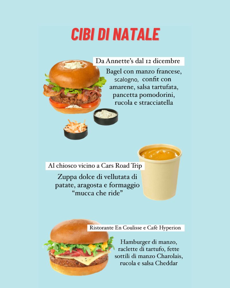 cibi di natale a disneyland paris